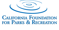 California Foundation for Parks & Recreation logo with graphic of water ripples